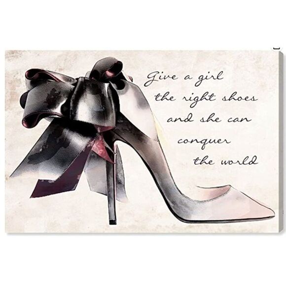 Oliver Gal 'Give a Girl' The Fashion Wall Art Decor Collection Contemporary Prem